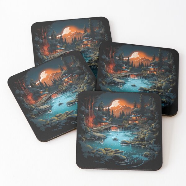 Item preview, thermal pools in japan designed and sold by artyficial-.
