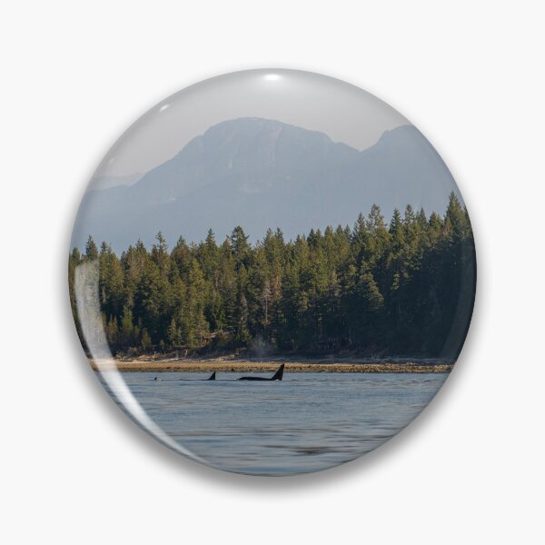 Item preview, Graceful Giants: Orcas Dancing near Vancouver Island's Majestic Peaks designed and sold by Av8Photography.