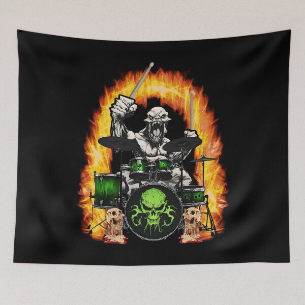 Item preview, Demon Drummer of Doom  designed and sold by FigmentPigments.