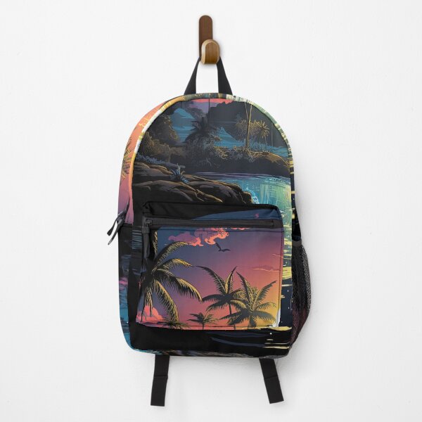 Item preview, thermal pools with palm trees designed and sold by artyficial-.