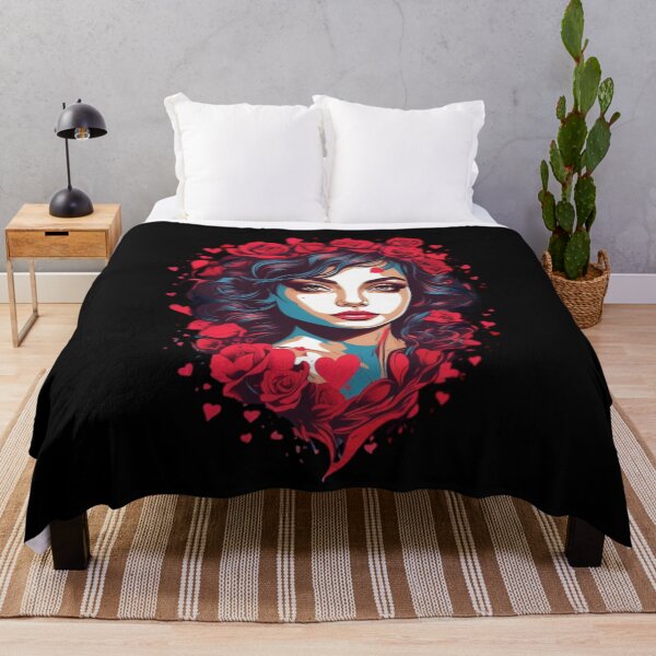 Item preview, Lady with Roses designed and sold by Becooldesing.