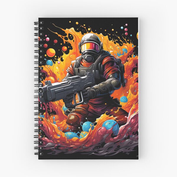 Item preview, watercolor warrior Engage in a playful battle using foambased Nerf blasters designed and sold by artyficial-.