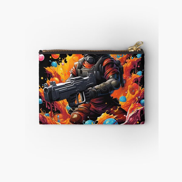 Item preview, watercolor warrior Engage in a playful battle using foambased Nerf blasters designed and sold by artyficial-.