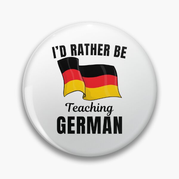 Item preview, I'd rather be teaching German, funny German language learning or speaking teacher or professor quote or saying designed and sold by NBSStore.
