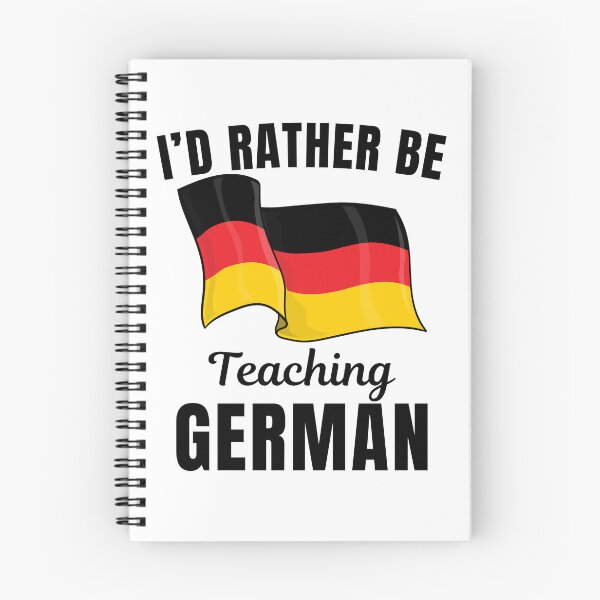 Item preview, I'd rather be teaching German, funny German language learning or speaking teacher or professor quote or saying designed and sold by NBSStore.