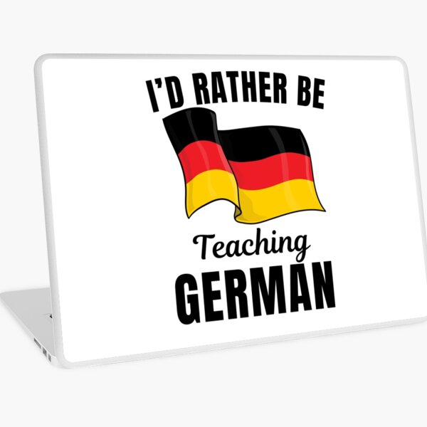 Item preview, I'd rather be teaching German, funny German language learning or speaking teacher or professor quote or saying designed and sold by NBSStore.