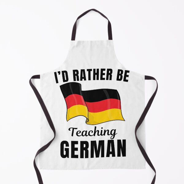 Item preview, I'd rather be teaching German, funny German language learning or speaking teacher or professor quote or saying designed and sold by NBSStore.
