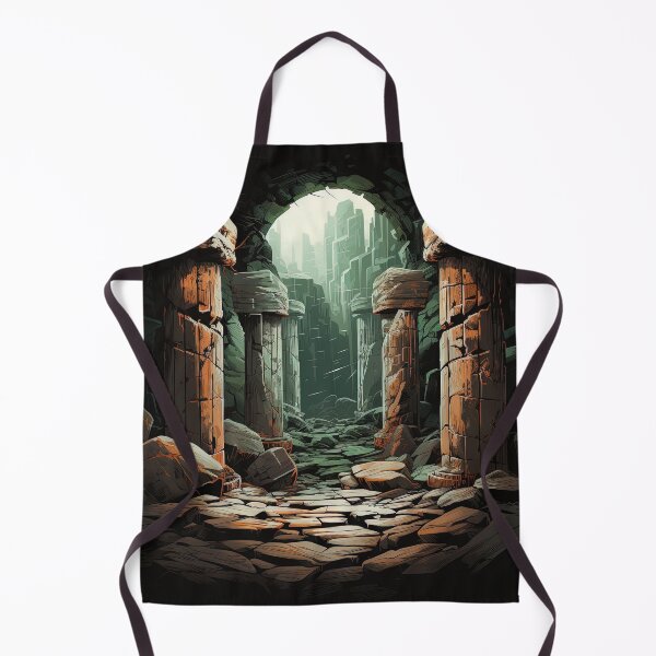 Item preview, sandstone pillars in a cave during moonlight designed and sold by artyficial-.