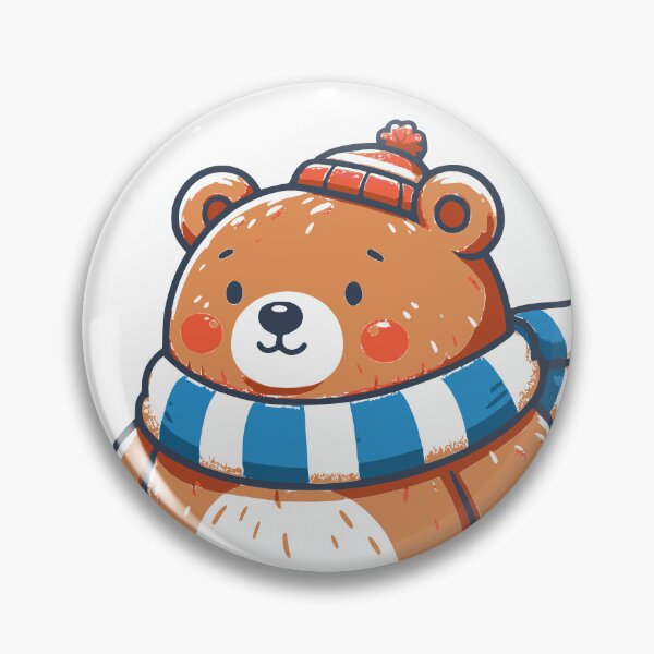 Item preview, Cartoon bear in winter clothes designed and sold by Kr1tos.