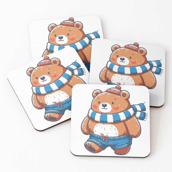 Item preview, Cartoon bear in winter clothes designed and sold by Kr1tos.