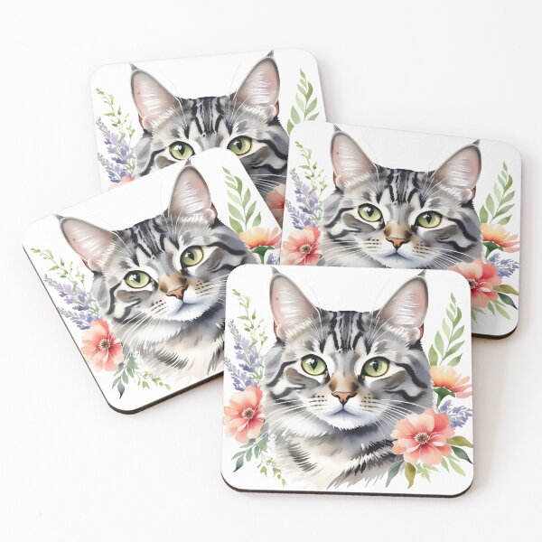 Item preview, Gray Tabby Cat designed and sold by AdrianoFerrari.