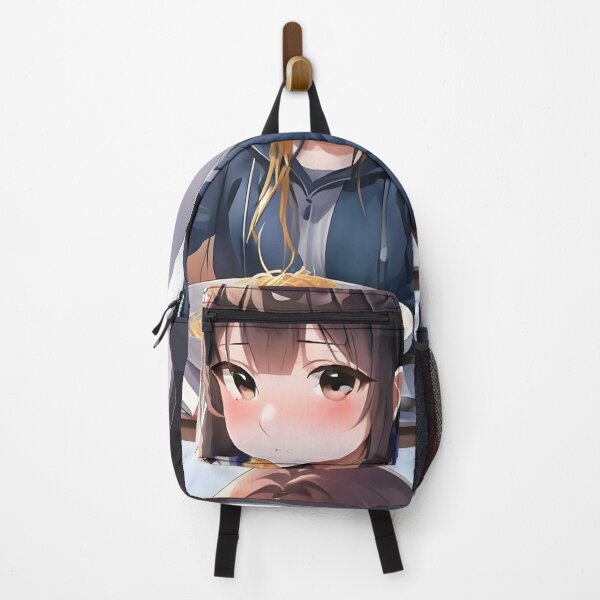 Item preview, Anime Girl Eating Spaghetti designed and sold by KeyDesignDecor.
