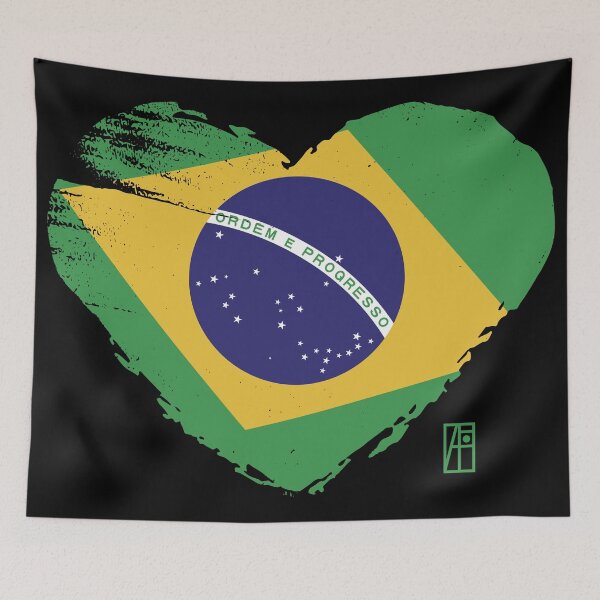 Item preview, I love my country. I love Brazylie. I am a patriot. In my heart, there is always the flag of Brazyli. designed and sold by ArtProjectShop.