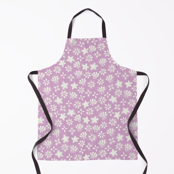 Item preview, BOHO SEASHELLS AND STARFISH COCONUT GIRL PURPLE CREAM designed and sold by blomastudios.