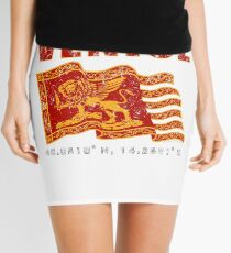 Venice Italy St. Mark's Square Flag Mini Skirt