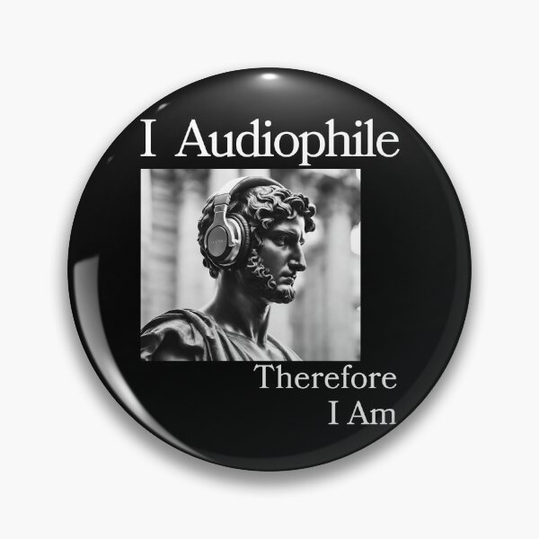 Item preview, I Audiophile Therefore I Am Roman Man 001 designed and sold by TWMBDesigns.