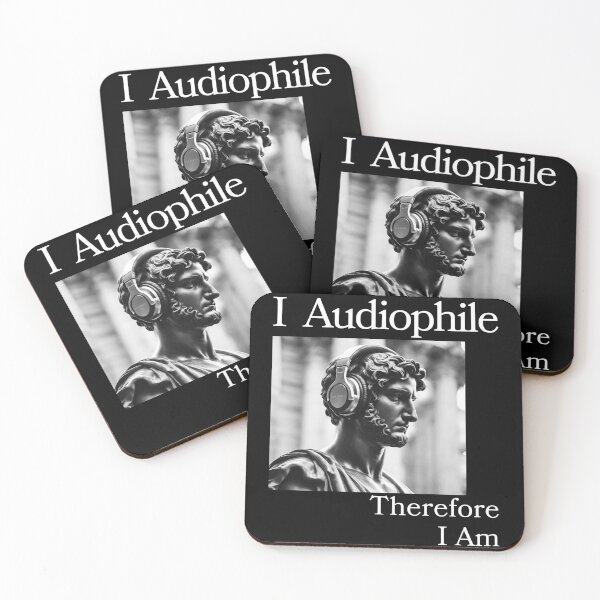 Item preview, I Audiophile Therefore I Am Roman Man 001 designed and sold by TWMBDesigns.