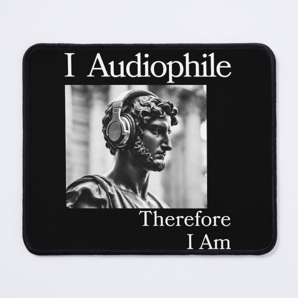 Item preview, I Audiophile Therefore I Am Roman Man 001 designed and sold by TWMBDesigns.