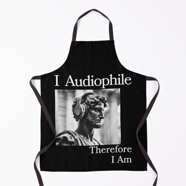 Item preview, I Audiophile Therefore I Am Roman Man 001 designed and sold by TWMBDesigns.