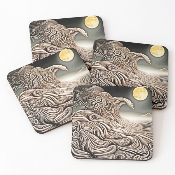 Item preview, The Moon and the Waves 1 designed and sold by George Hutton Hunter.