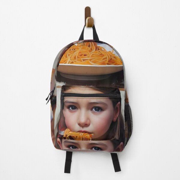 Item preview, Girl Eating Spaghetti designed and sold by KeyDesignDecor.