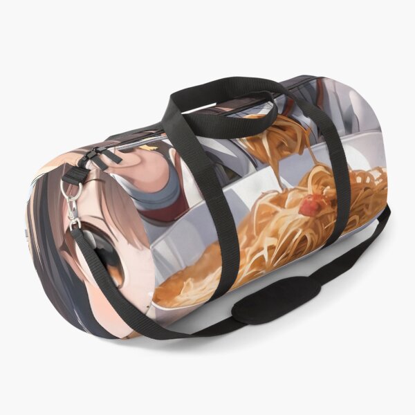 Item preview, Chibi Anime Girl Eating Spaghetti designed and sold by KeyDesignDecor.