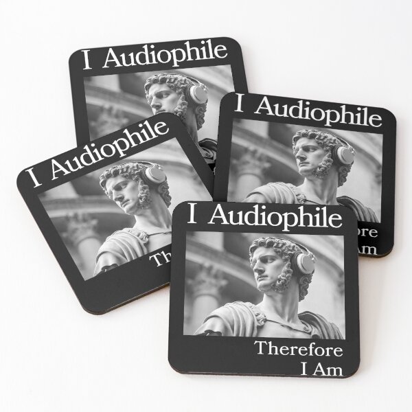 Item preview, I Audiophile Therefore I Am Roman Man 002 designed and sold by TWMBDesigns.
