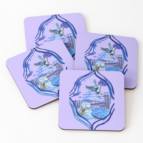 Item preview, Tokyo story Japanese cranes  designed and sold by drp24.