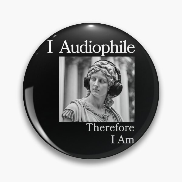 Item preview, I Audiophile Therefore I Am Roman Woman 001 designed and sold by TWMBDesigns.