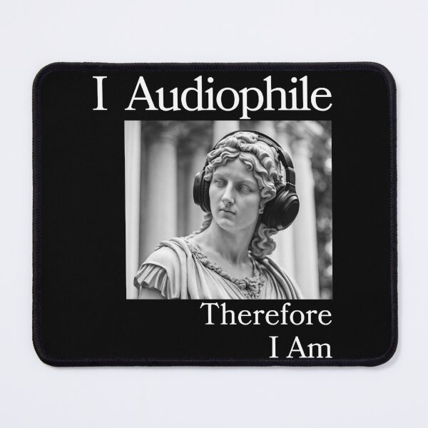 Item preview, I Audiophile Therefore I Am Roman Woman 001 designed and sold by TWMBDesigns.