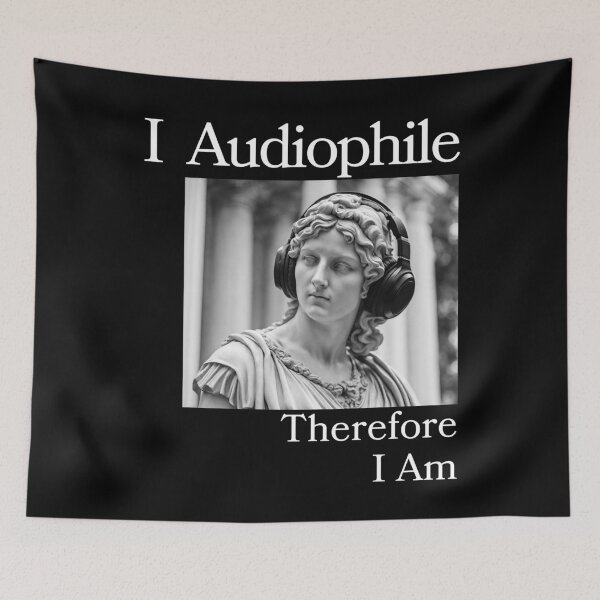 Item preview, I Audiophile Therefore I Am Roman Woman 001 designed and sold by TWMBDesigns.