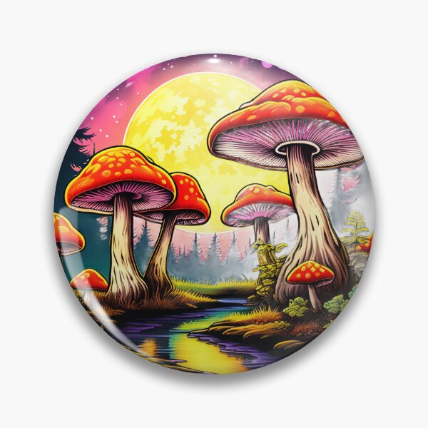 Item preview, Trippy Gritty Mushroom designed and sold by mrksi.