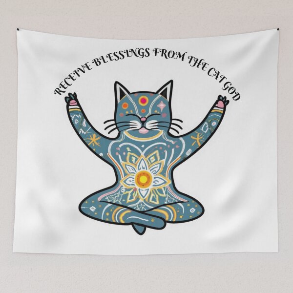 Item preview, Receive blessings from the cat god designed and sold by Lunarweave.