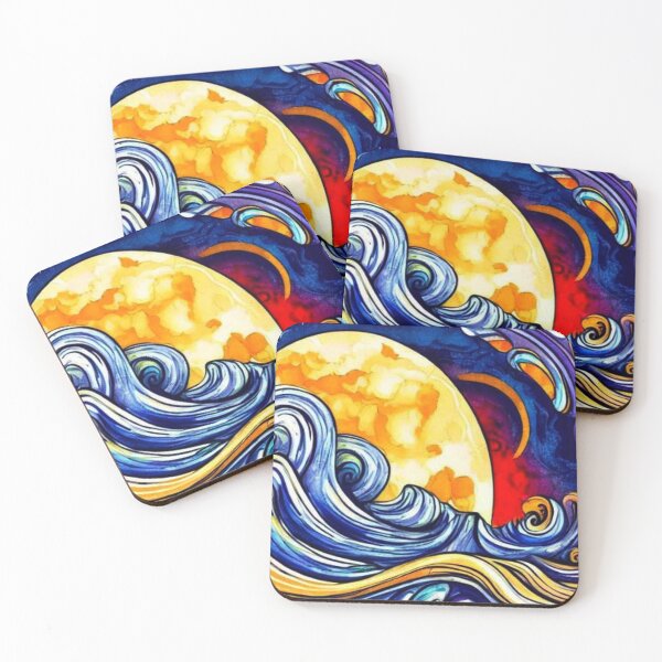 Item preview, The Moon and the Waves 4 designed and sold by George Hutton Hunter.