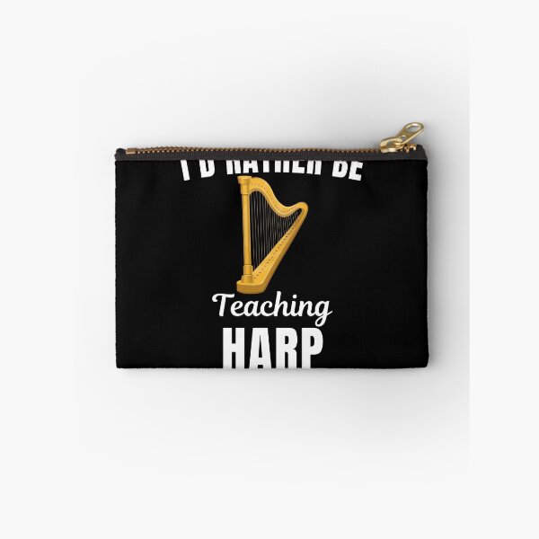 Item preview, I'd rather be teaching harp, funny harpist, harp instrument teachers lovers and instructors saying or quote designed and sold by NBSStore.