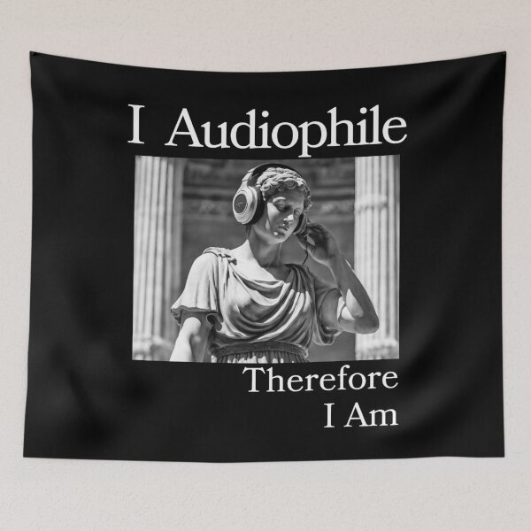 Item preview, I Audiophile Therefore I Am Roman Woman 002 designed and sold by TWMBDesigns.