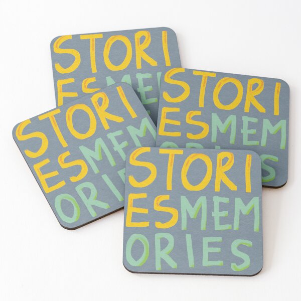 Item preview, STORIES MEMORIES word art print designed and sold by nataliavandalia.