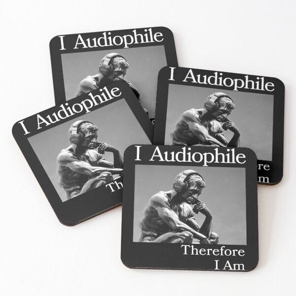 Item preview, I Audiophile Therefore I Am Thinking Man 001 designed and sold by TWMBDesigns.
