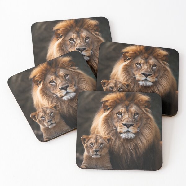 Item preview, Lions: father and son designed and sold by Bettina  Kienitz.