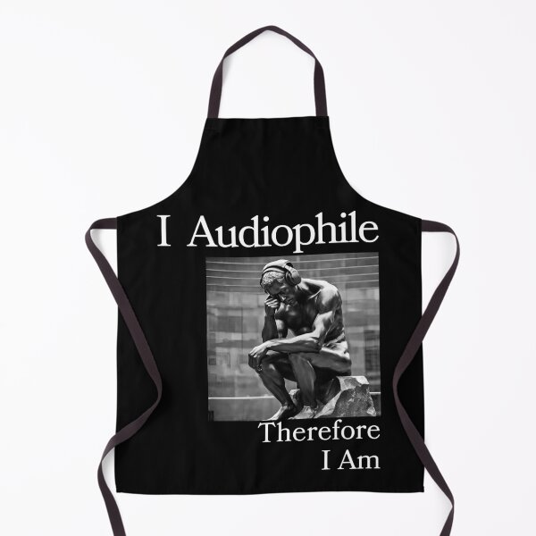 Item preview, I Audiophile Therefore I Am Thinking Man 002 designed and sold by TWMBDesigns.