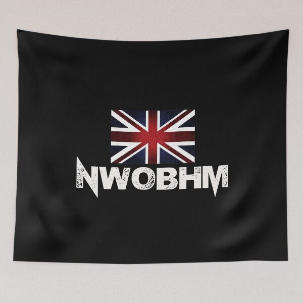 Item preview, NWOBHM T-Shirt (New Wave Of British Heavy Metal) designed and sold by Rockstorr.
