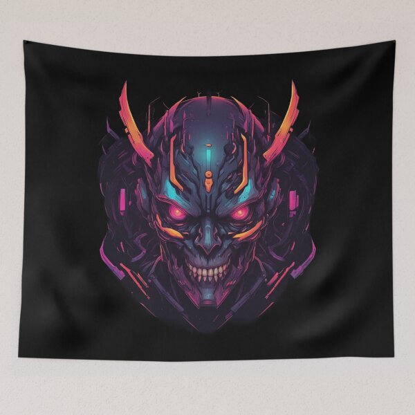 Item preview, Evil Cyborg Demon, Cyberpunk Design designed and sold by Burn-Ego.