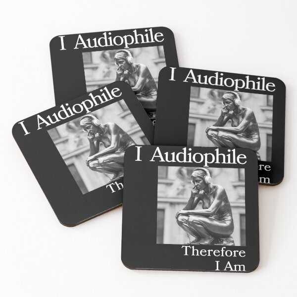 Item preview, I Audiophile Therefore I Am Thinking Woman 001 designed and sold by TWMBDesigns.