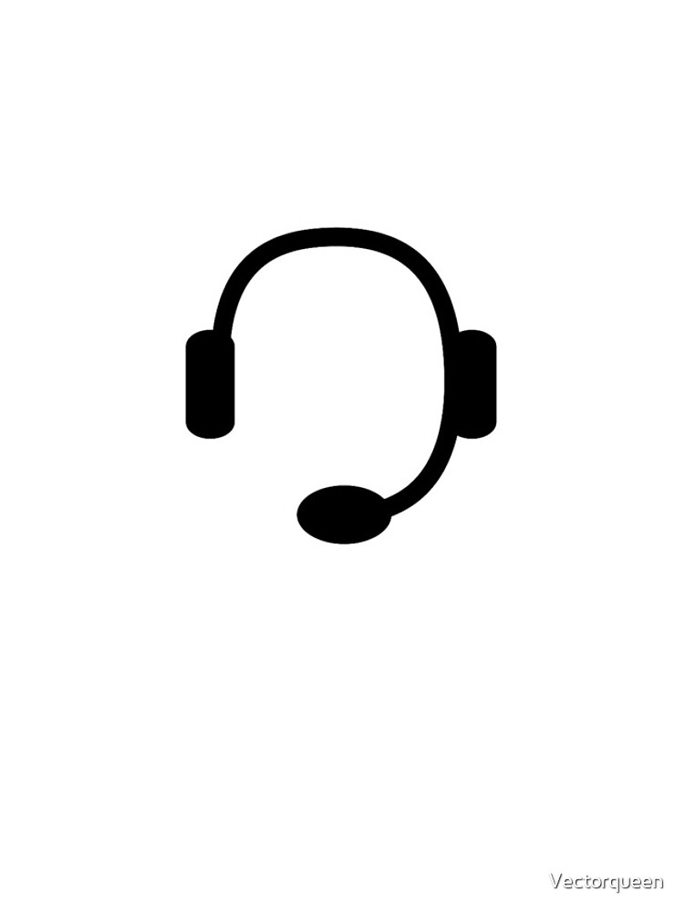 Thumbnail 4 of 4, iPhone Case, headset designed and sold by Vectorqueen.