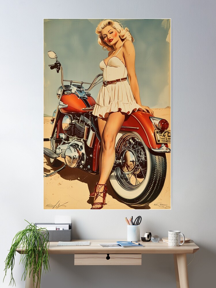 Harley pin up girl online