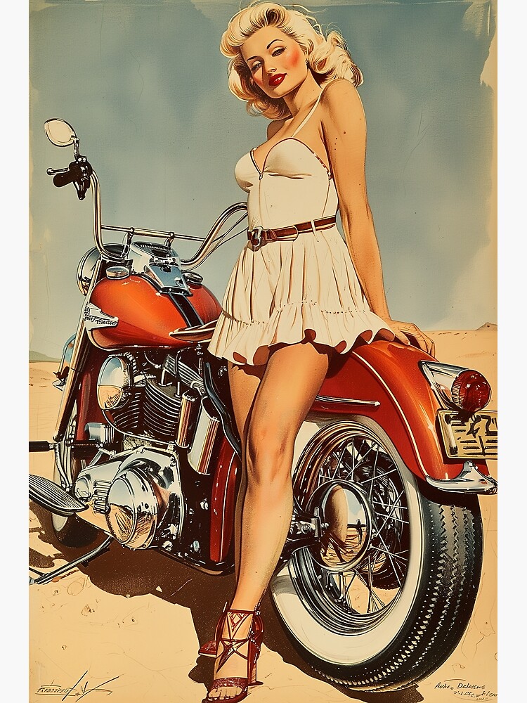 Harley pin up girl hotsell