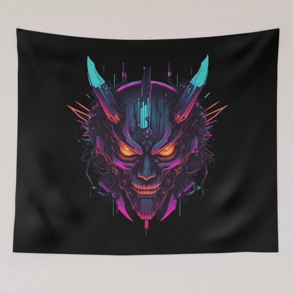 Item preview, Demonic Cyborg, Cyberpunk Mask Design designed and sold by Burn-Ego.