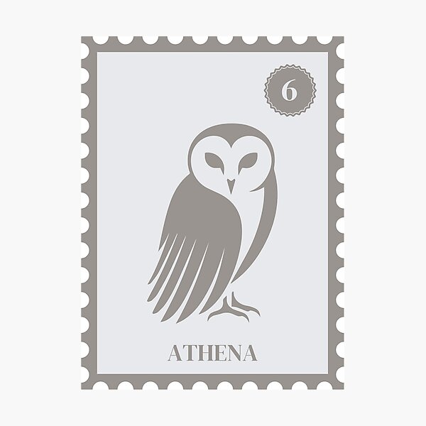 Item preview, Athena Camp Half-Blood Stamp | Percy Jackson designed and sold by kpospichel.