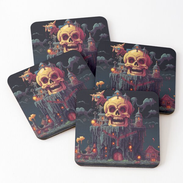 Item preview, Skull castle designed and sold by PricklyPeanut.