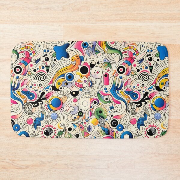 Item preview, Psychedelic Whirl: Abstract Mosaic of Colors designed and sold by M-ormin.